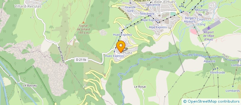 localisation de l'entreprise MONSIEUR DAVID DALTON  HUEZ