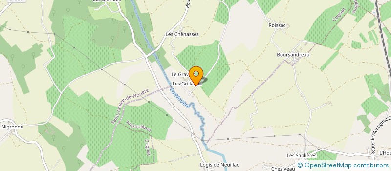 localisation de l'entreprise MONSIEUR DAVID DAMPERAT à SAINT GENIS D'HIERSAC