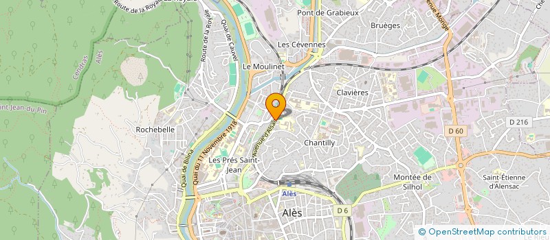 localisation de l'entreprise MONSIEUR DAVID DANELS à ALES