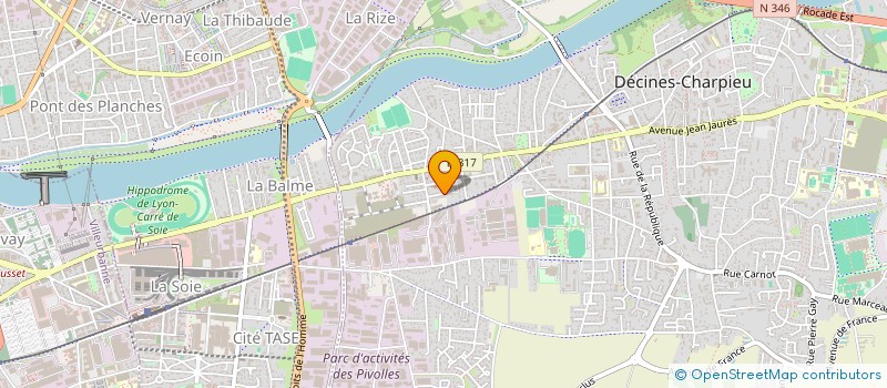 localisation de l'entreprise MONSIEUR DAVID DANIELIAN  DECINES-CHARPIEU