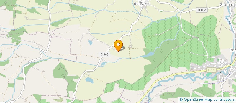 localisation de l'entreprise MONSIEUR DAVID DANON  MAZEROLLES-DU-RAZES