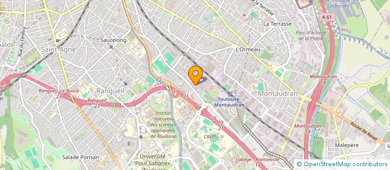 localisation de l'entreprise MONSIEUR DAVID DANTAN à TOULOUSE