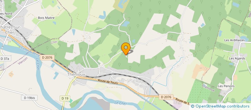 localisation de l'entreprise MONSIEUR DAVID DANTAS  THENIOUX