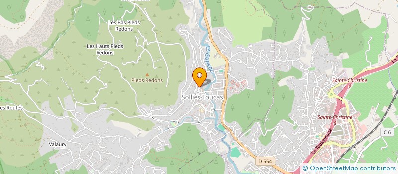 localisation de l'entreprise MONSIEUR DAVID DANTAS-COSTA  SOLLIES-TOUCAS