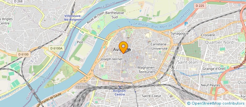 localisation de l'entreprise MONSIEUR DAVID DAO  AVIGNON