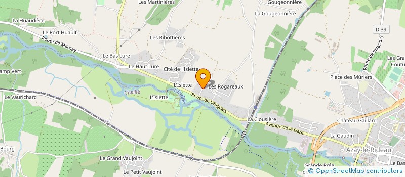 localisation de l'entreprise MONSIEUR DAVID DARGENTON  JOUE-LES-TOURS