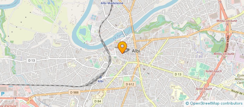 localisation de l'entreprise MONSIEUR DAVID DARMON à ALBI