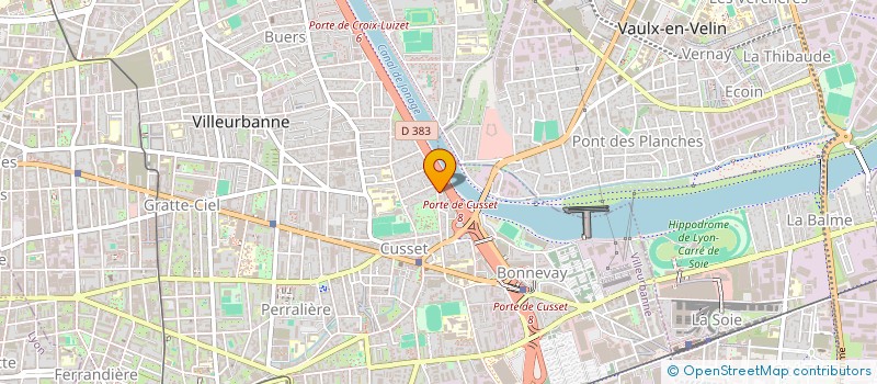 localisation de l'entreprise MONSIEUR DAVID DARMON  VILLEURBANNE