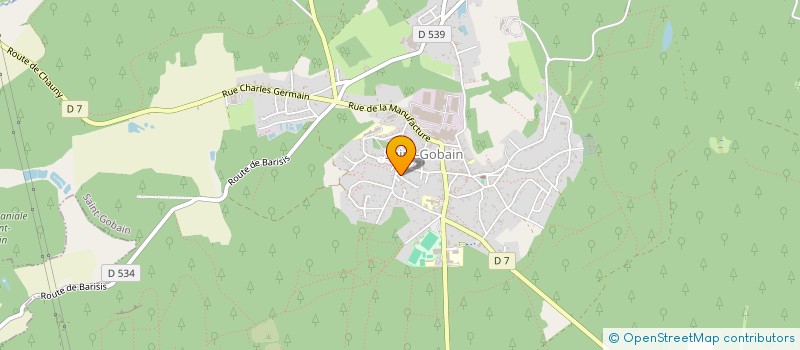 localisation de l'entreprise MONSIEUR DAVID DAUSSY  SAINT-GOBAIN