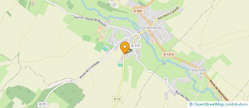 localisation de l'entreprise MONSIEUR DAVID DAUTRESIRE  LONDINIERES