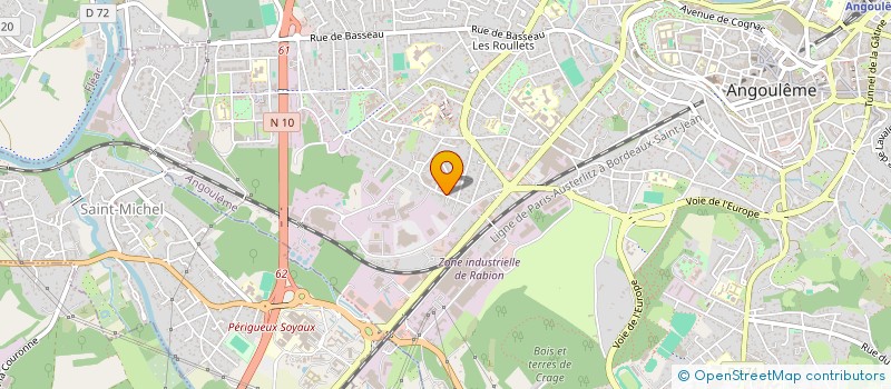 localisation de l'entreprise MONSIEUR DAVID DAVAILLE à ANGOULEME