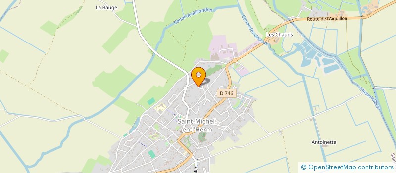 localisation de l'entreprise MONSIEUR DAVID DAVAILLON  SAINT-MICHEL-EN-L'HERM