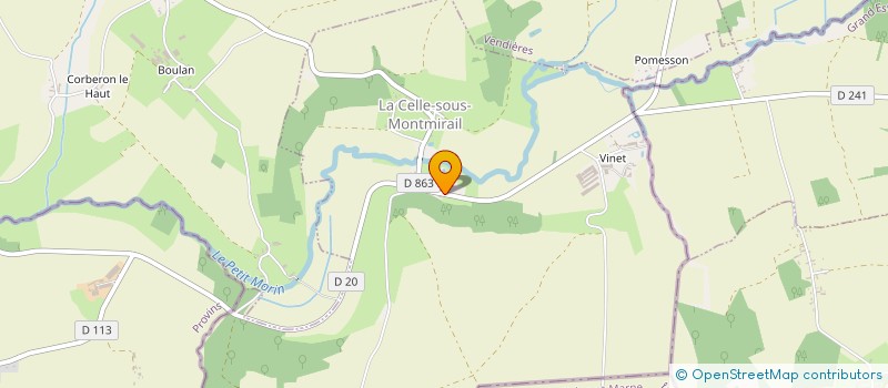 localisation de l'entreprise MONSIEUR DAVID DAVID DOUCET  DHUYS ET MORIN-EN-BRIE