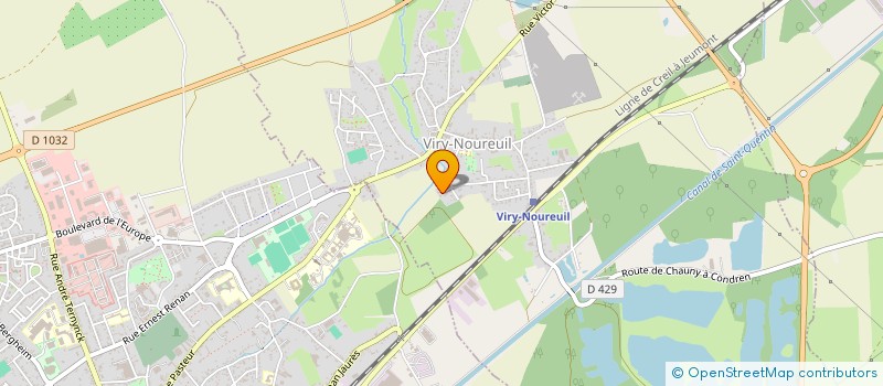 localisation de l'entreprise MONSIEUR DAVID DAZIN  VIRY-NOUREUIL