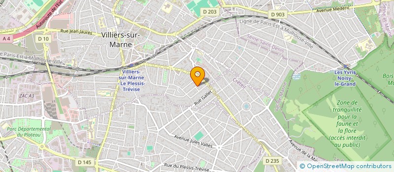 localisation de l'entreprise MONSIEUR DAVID DE ARAUJO à VILLIERS-SUR-MARNE