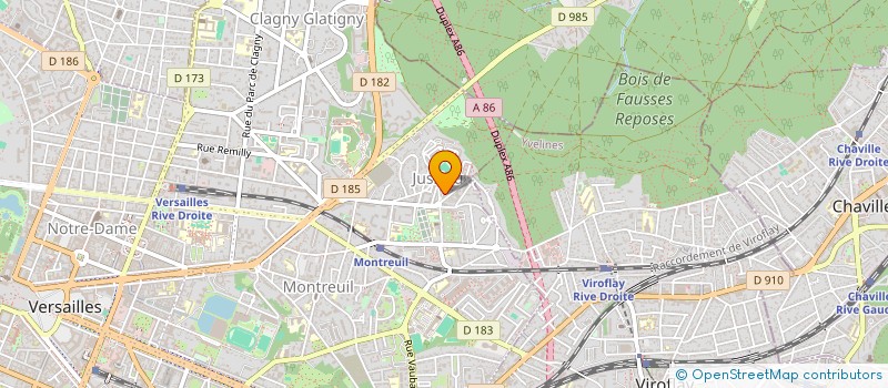 localisation de l'entreprise MONSIEUR DAVID DE BARROS MARTINS à VERSAILLES