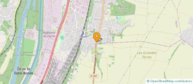 localisation de l'entreprise MONSIEUR DAVID DE BARROS ROLO  FEYZIN