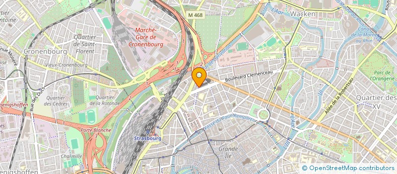 localisation de l'entreprise MONSIEUR DAVID DE BARRY à STRASBOURG