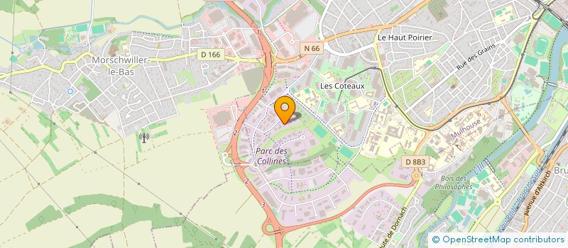 localisation de l'entreprise MONSIEUR DAVID DE BEAUMONT  MULHOUSE