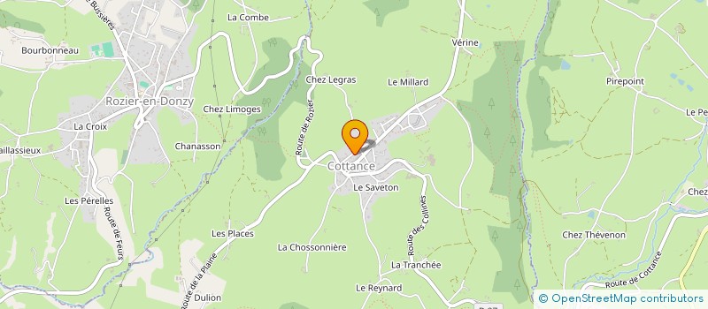 localisation de l'entreprise MONSIEUR DAVID DE CARVALHO  COTTANCE