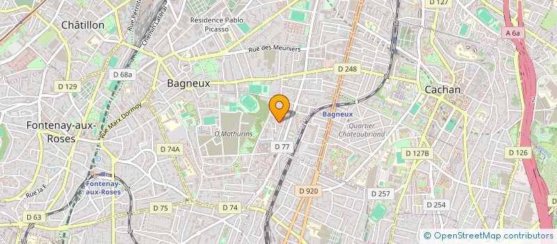 localisation de l'entreprise MONSIEUR DAVID DE CARVALHO MENDES VARELA FERREIRA à BAGNEUX