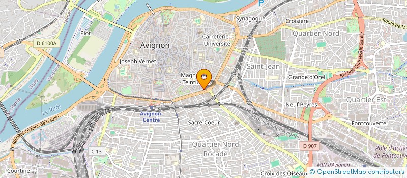 localisation de l'entreprise MONSIEUR DAVID DE CASTRO  AVIGNON