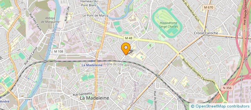 localisation de l'entreprise MONSIEUR DAVID DE CLERCQ à MARCQ-EN-BARŒUL