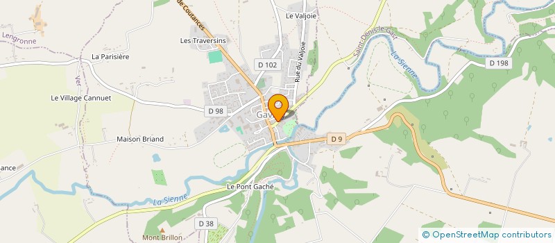 localisation de l'entreprise MONSIEUR DAVID DE GAND  GAVRAY-SUR-SIENNE