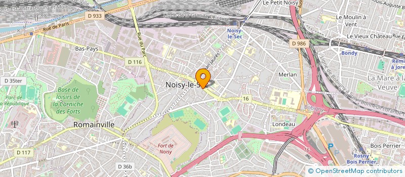 localisation de l'entreprise MONSIEUR DAVID DE LACAZE à NOISY-LE-SEC
