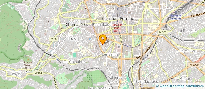 localisation de l'entreprise MONSIEUR DAVID DE MATOS  CLERMONT-FERRAND