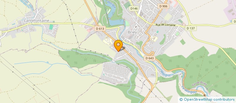 localisation de l'entreprise MONSIEUR DAVID DE MENECH  VAL DE BRIEY