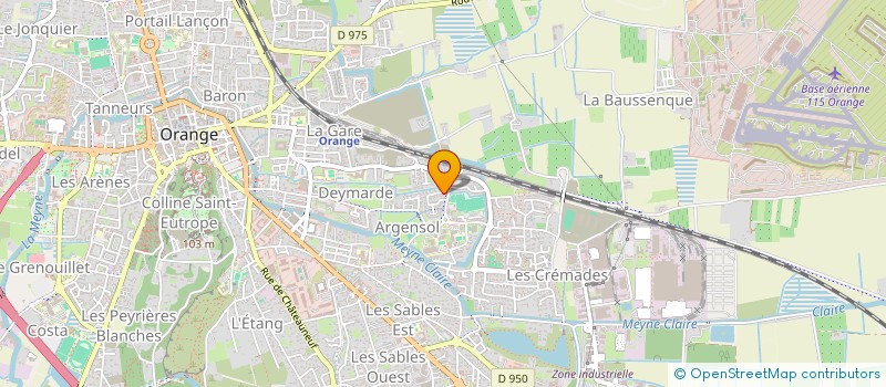 localisation de l'entreprise MONSIEUR DAVID DE SOGUS  ORANGE