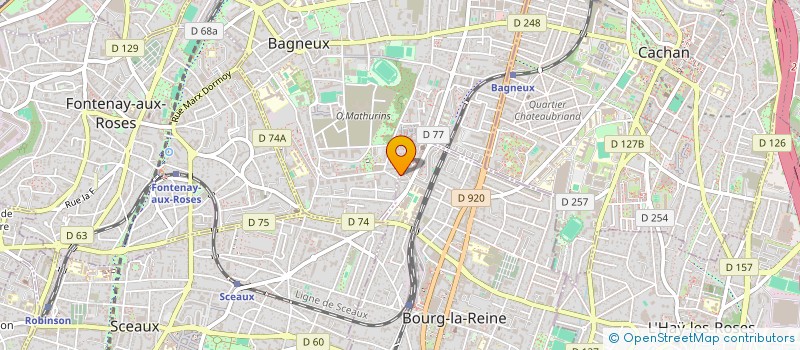 localisation de l'entreprise MONSIEUR DAVID DE SOUZA à BAGNEUX
