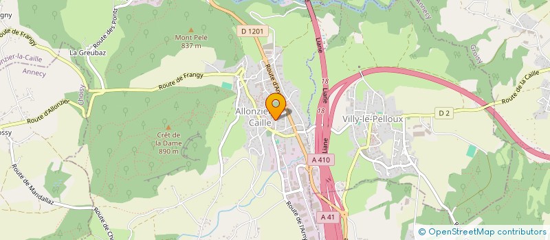 localisation de l'entreprise MONSIEUR DAVID DEANTONI  VILLY-LE-BOUVERET