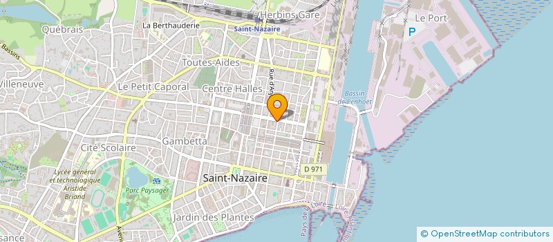 localisation de l'entreprise MONSIEUR DAVID DEBBI  SAINT-NAZAIRE