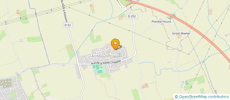 localisation de l'entreprise MONSIEUR DAVID DEBOES  ARMBOUTS-CAPPEL