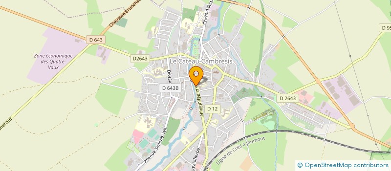 localisation de l'entreprise MONSIEUR DAVID DEBRUYNE à LE CATEAU-CAMBRESIS