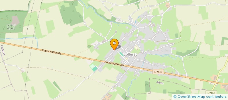 localisation de l'entreprise MONSIEUR DAVID DECAIX  COLLERET