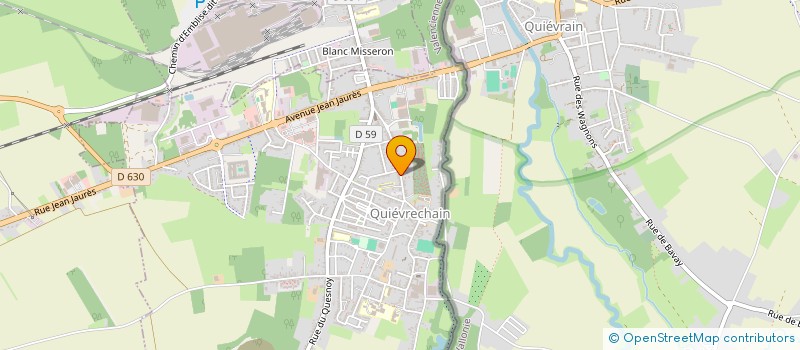 localisation de l'entreprise MONSIEUR DAVID DECAMPS  QUIEVRECHAIN