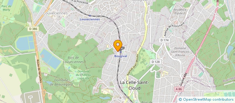 localisation de l'entreprise MONSIEUR DAVID DECAS à BOUGIVAL