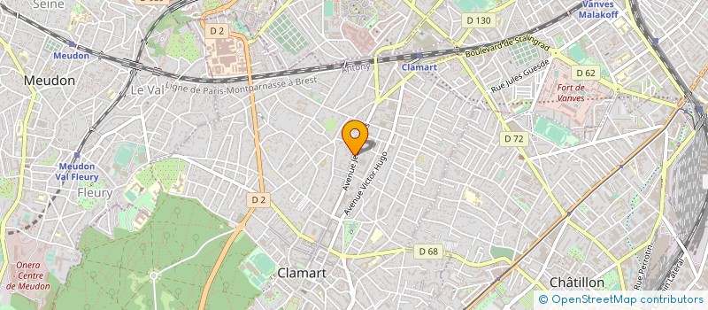 localisation de l'entreprise MONSIEUR DAVID DECENDRE à CLAMART