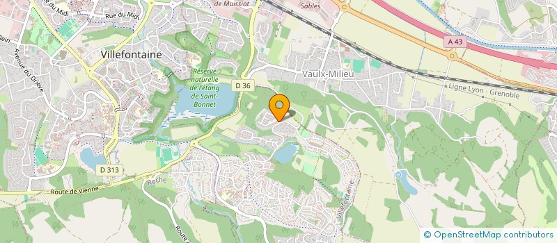 localisation de l'entreprise MONSIEUR DAVID DECHAMPS  VILLEFONTAINE