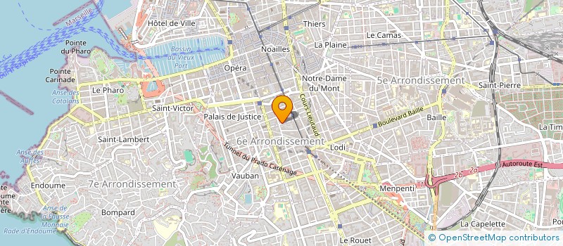 localisation de l'entreprise MONSIEUR DAVID DECHARRON  MARSEILLE