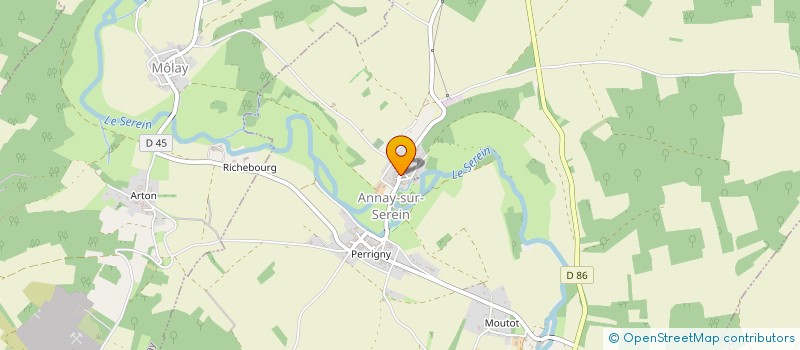 localisation de l'entreprise MONSIEUR DAVID DECIZE  PASILLY