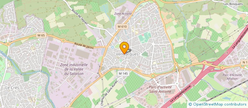 localisation de l'entreprise MONSIEUR DAVID DECKMYN à VENDARGUES