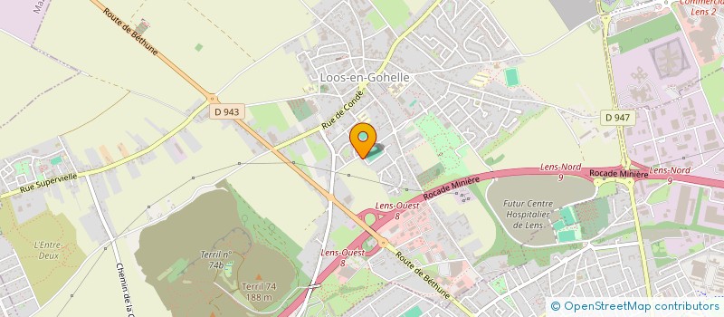 localisation de l'entreprise MONSIEUR DAVID DECOIN  LOOS-EN-GOHELLE