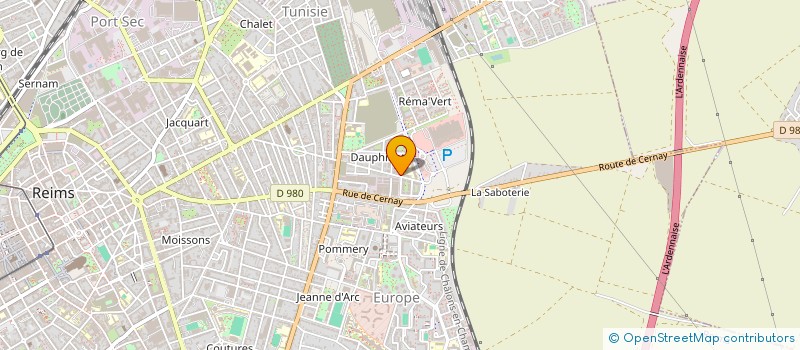 localisation de l'entreprise MONSIEUR DAVID DECOTTIGNIES  REIMS