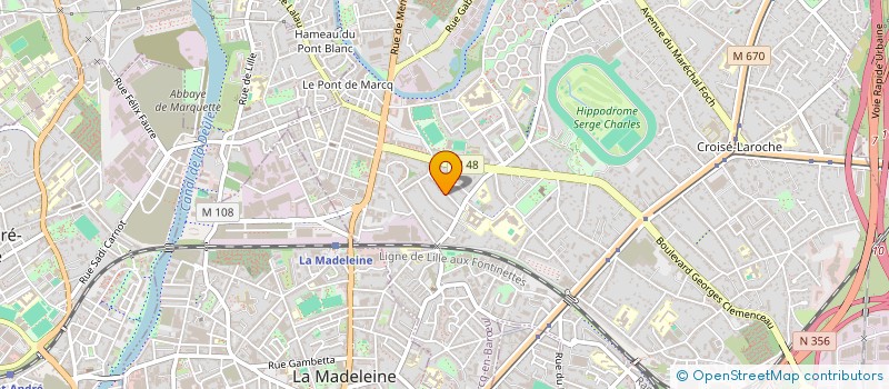 localisation de l'entreprise MONSIEUR DAVID DEGRIECK à MARCQ-EN-BARŒUL