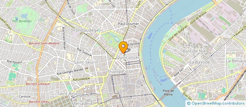 localisation de l'entreprise MONSIEUR DAVID DEGRISE à BORDEAUX