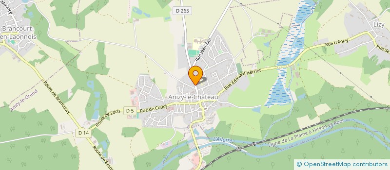 localisation de l'entreprise MONSIEUR DAVID DEHARBE  ANIZY-LE-GRAND